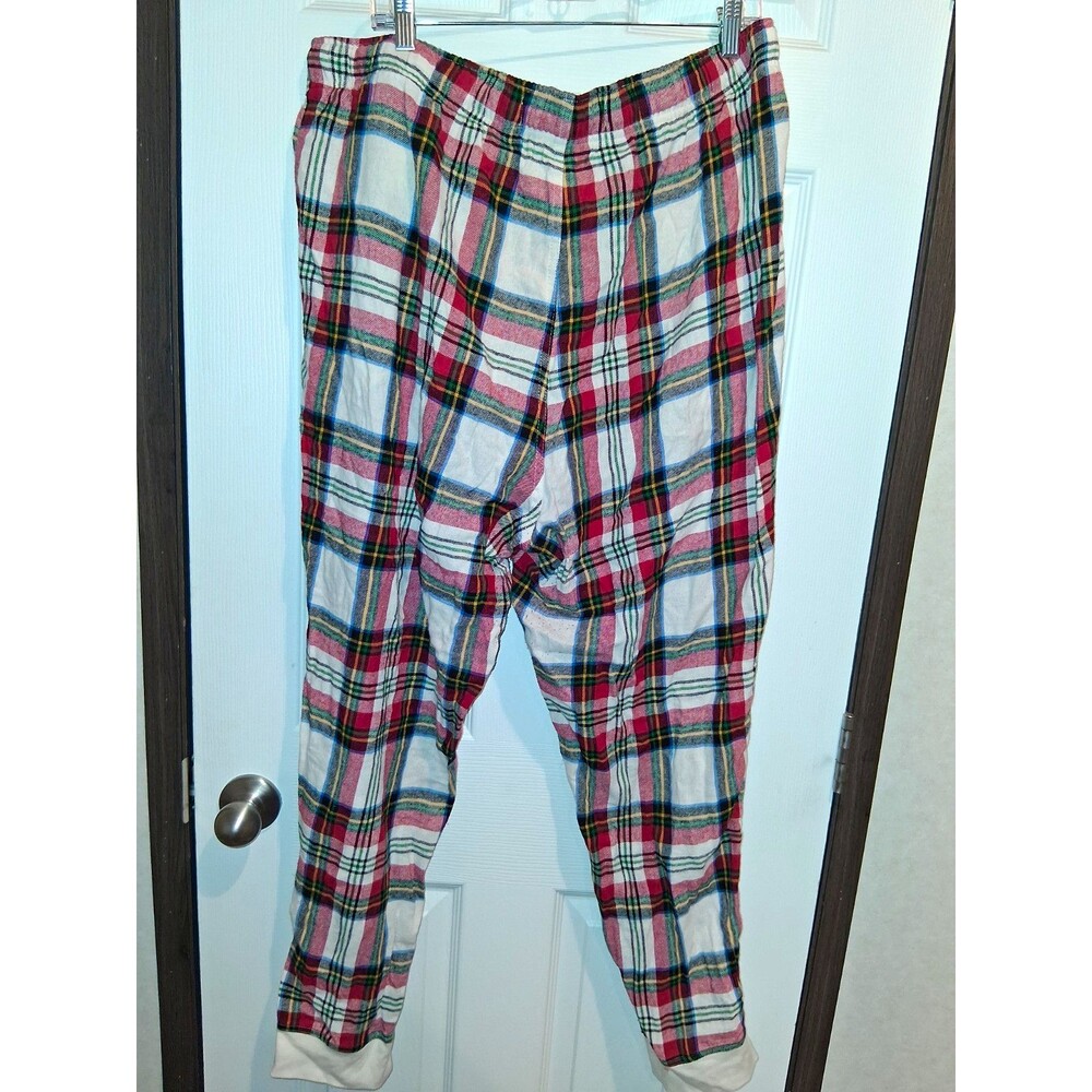 Old Navy Men's Plaid Pajama Pants XL Multicolor Drawstring Closure